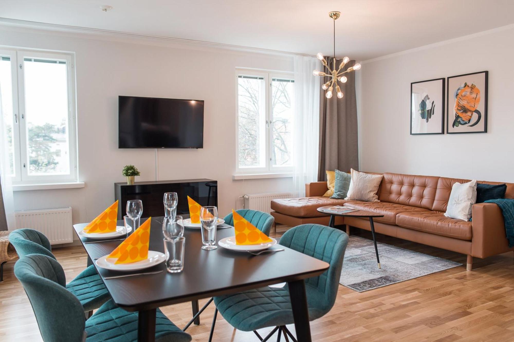 Forenom Serviced Apartments Helsinki Toeoeloe Bagian luar foto