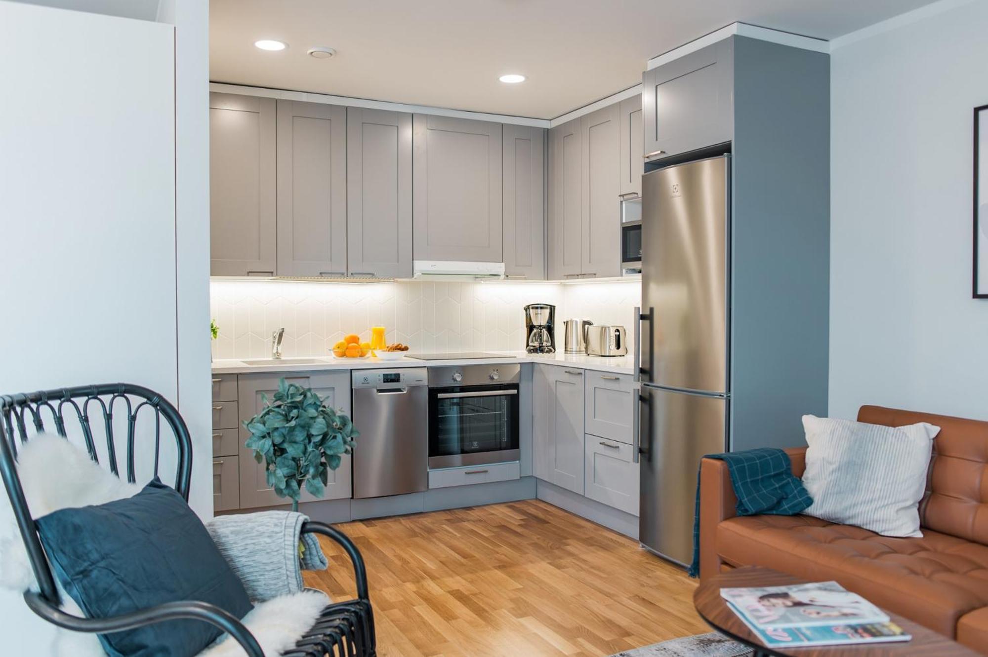 Forenom Serviced Apartments Helsinki Toeoeloe Bagian luar foto